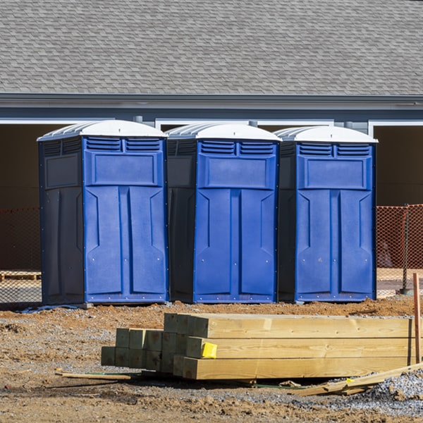 is there a specific order in which to place multiple portable restrooms in Guntersville AL